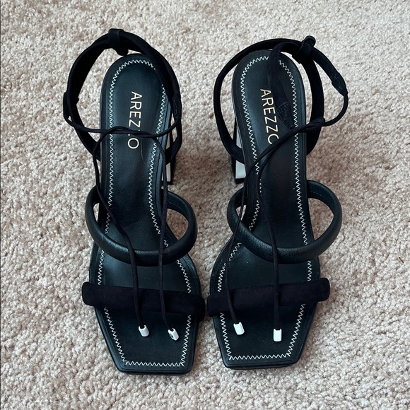 Arezzo Shoes - Arezzo Ankle Tie Heels